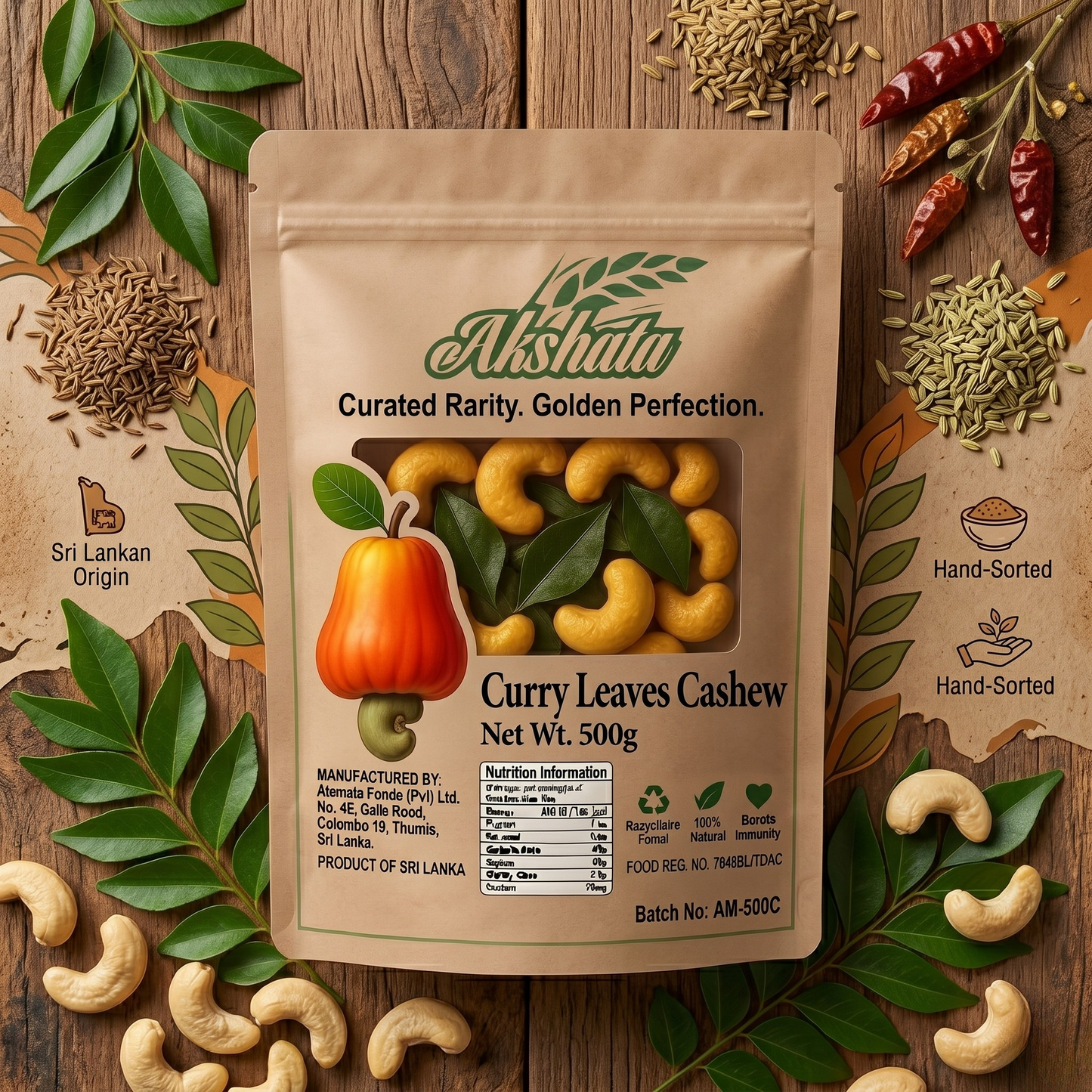 Curry Leaves Cashew