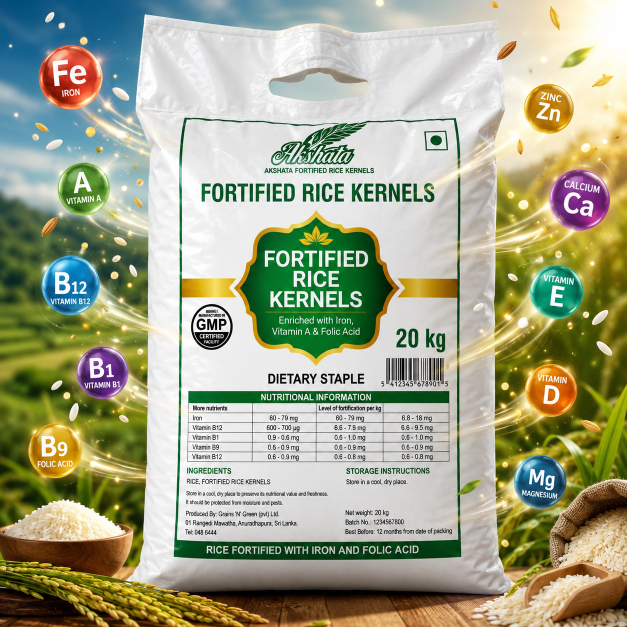 Fortified Kernells (20Kg)